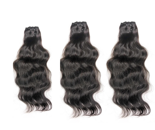 Luxe Raw Natural Wave 3 Bundles ONLY